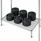 Thumbnail image #3 for Quantum 2460CHD Heavy-Duty Chrome Wire Shelf, 60"W x 24"D, 1,000 lb. Capacity