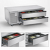 Thumbnail image #3 for Vulcan 36-Inch Self-Contained Refrigerated Base with 2 Drawers and Flat Top