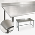 Thumbnail image #3 for Eagle BlendPort® Deluxe Series Stainless Steel Work Table with 4-1/2-Inch Backsplash, 48 x 24 Inches