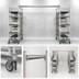 Thumbnail image #3 for MetroMax Top-Track End Unit Kit for Two 21-Inch-Wide Stationary End Units