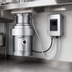 Thumbnail image #3 for InSinkErator SS-200 2 HP Trough-Mount Food Waste Disposer Package with AquaSaver AS-101 Control Center