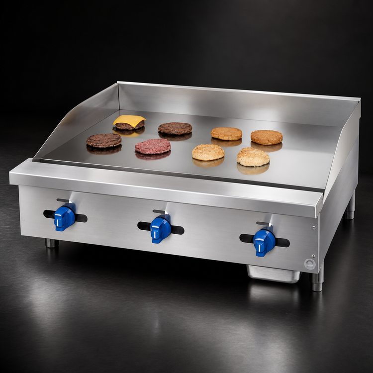 Product image #3 for Comstock-Castle Castle Series 48-Inch Countertop Gas Griddle with Manual Controls