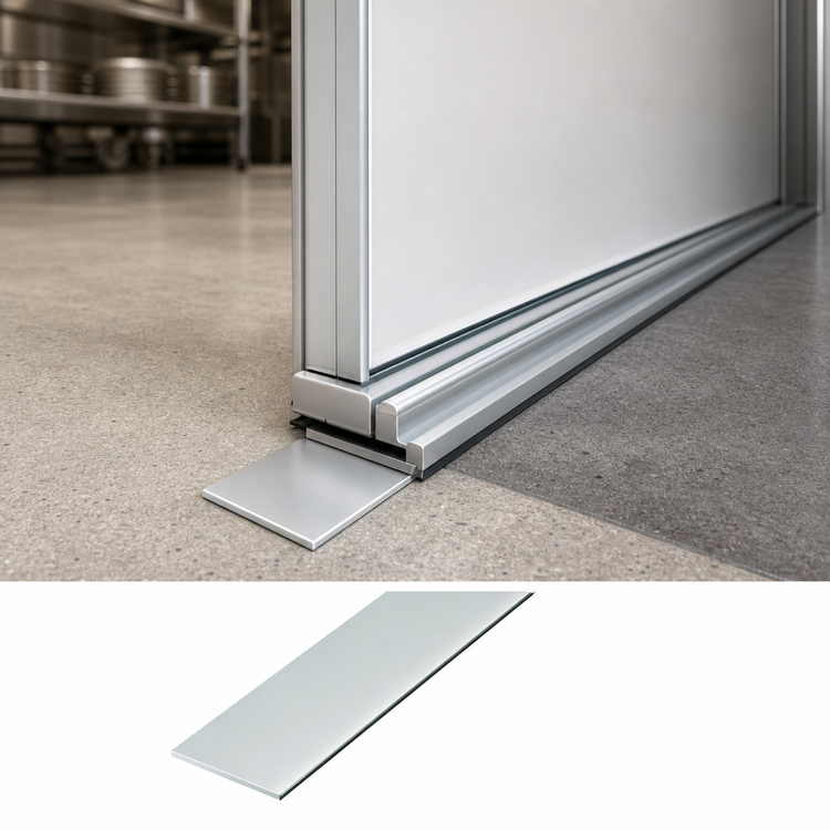 Product image #3 for Quantum 48 Inch x 2 Inch x 1/16 Inch Floor Track Shim Kit, Pack of 6