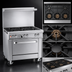 Thumbnail image #3 for Southbend Ultimate 36-Inch Commercial Gas Range with 5 Burners and Convection Oven