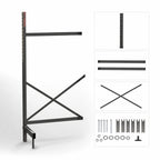 Thumbnail image #3 for Metro SmartLever SM861860-ADD Cantilevered Shelving Add-On Kit, 86-3/8" H, for 60" W x 18" D Shelves, Epoxy-Coated Steel
