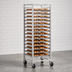 Thumbnail image #3 for Mobile Aluminum Donut Screen Rack for 23 x 23 Screens, 13-Screen Capacity