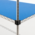 Thumbnail image #3 for QuadPlus 48-Inch x 18-Inch Solid Blue Polymer Shelf Mat with Wire Quad-Adjust Frame