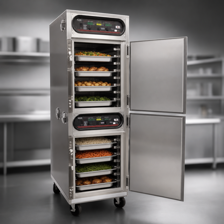 Product image #3 for Carter-Hoffmann CH1600U Full-Height Dual-Cavity Electric Cook & Hold Cabinet, 16 Pan Capacity