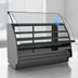 Thumbnail image #3 for Fusion Curved Glass Refrigerated Service Case with Remote DX Refrigeration, 148-1/2-Inch Wide
