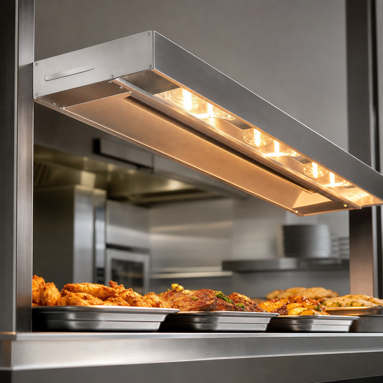Product image #3 for RedHots 120-Inch Rod-Type Lighted High-Watt Single Strip Heat Lamp, 240V, 1-Phase, 3.34 kW