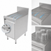 Thumbnail image #4 for Top Shelf Full-Depth Underbar Storage Cabinet with Drainboard Top, 16 x 24 Inches