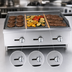 Thumbnail image #3 for Hurakan by Equip.me 36-Inch Countertop Gas Charbroiler with 3 Burners and Manual Controls