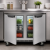 Thumbnail image #4 for Beverage-Air UCR36AHC Two-Section Undercounter Refrigerator, 36-Inch Wide, 8.5 Cu. Ft., Solid Doors, Stainless Steel
