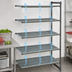 Thumbnail image #3 for Cambro Camshelving Basics Plus 24 Inch Deep x 36 Inch Long x 72 Inch High 5-Tier Vented Polymer Shelving Add-On Unit
