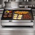 Thumbnail image #3 for Comstock-Castle 42 Inch Countertop Gas Char-Broiler/Griddle Combination with 30 Inch Griddle and 12 Inch Broiler, 105,000 BTU