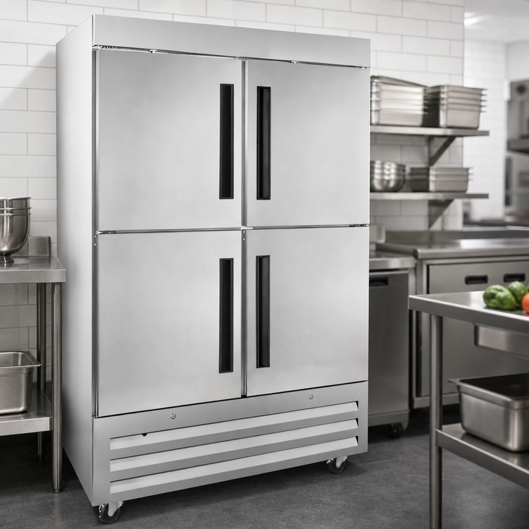 Product image #3 for Traulsen Centerline CLBM-49F-HS-LL Two-Section Reach-In Freezer with Left/Left Half-Height Solid Doors, 43.88 Cu. Ft.