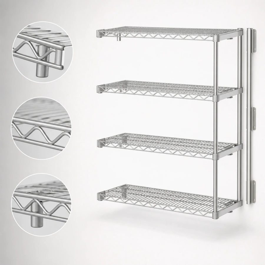 QuadTruss Wire Shelves