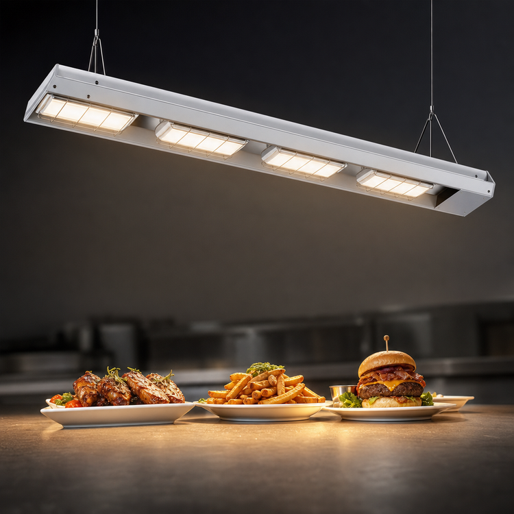 Product image #3 for Hatco Ultra-Glo 54-Inch Lighted High-Watt Single Ceramic Infrared Strip Heater