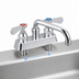Thumbnail image #3 for OptiFlow Heavy Duty Lead-Free 4-Inch Center Deck Mount Solid Body Faucet with 18-Inch Double-Jointed Swing Spout
