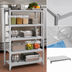 Thumbnail image #4 for Cambro Camshelving Premium Solid Shelf Kit, 24 x 36 Inch, 5 Shelves, Speckled Gray