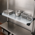 Thumbnail image #3 for Quantum 72 Inch x 14 Inch Solid Commercial Shelf, 18 Gauge Galvanized Steel