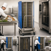 Thumbnail image #3 for RATIONAL Banquet Finishing System for SCC 201/CMP 201 Series with 60-Plate Mobile Rack and Thermocover