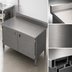 Thumbnail image #3 for John Boos Enclosed Base Work Table with Hinged Doors, 36