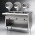 Thumbnail image #3 for Eagle Spec-Master 48-Inch Natural Gas Hot Food Table with 3 Dry Wells, Enclosed Base, Open Front and Cutting Board