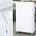 Thumbnail image #3 for Quantum White Nylon Wire Cart Cover with Zipper Flap for 18 x 72 x 74 Inch Carts