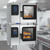 Thumbnail image #2 for Convotherm K12 Maxx Pro Stacked Double 6.10 Gas Boilerless Combi Oven School Package with EasyTouch Controls and Disappearing Doors