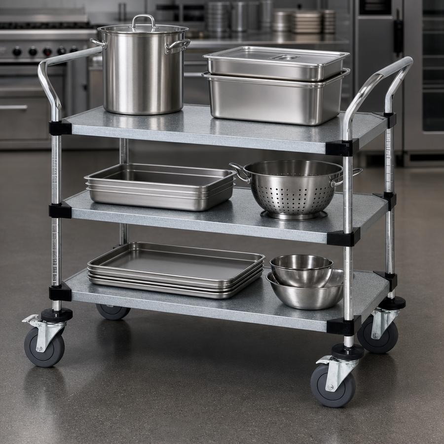 Three Solid Shelves