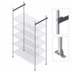 Thumbnail image #3 for Quantum 24-Inch Stationary End Kit for Overhead Track Shelving