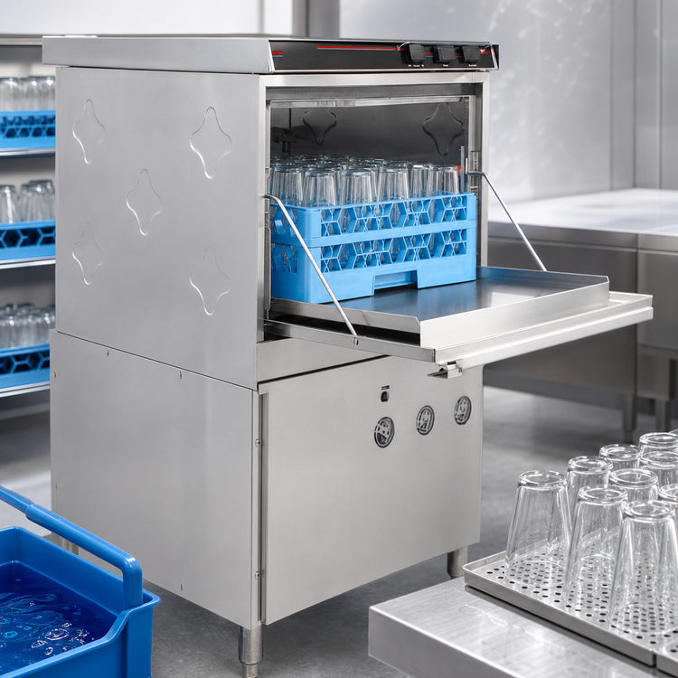 Product image #3 for Energy Mizer GL-X Underbar Door-Type Low-Temperature Glass Washer, 24-Inch Cabinet