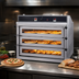 Thumbnail image #3 for Jet-Air PIZ3 3-Deck Electric Pizza Oven with Full-View Glass Doors