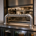 Thumbnail image #3 for Perlick Pass-Thru Countertop Glycol-Cooled Draft Beer Tower with 10 Faucets, Beer Leads Right