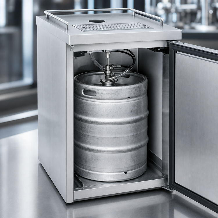 Product image #3 for Pro-Line E-Series 25-Inch Stainless Steel Self-Contained Direct Draw Beer Cooler, 1-Keg, Less Tower