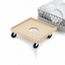 Thumbnail image #4 for Vollrath 20 x 20-Inch Plastic Dish Rack Dolly with Center Drain Hole and 4 Swivel Casters