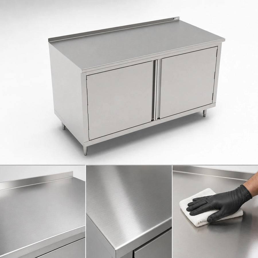 16-Gauge Stainless Steel Top