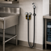 Thumbnail image #3 for T&S Brass Concealed 3-Inch Centers Mixing Faucet with 72-Inch Hose, Vacuum Breaker and Rosespray Spray Valve