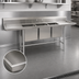 Thumbnail image #3 for Eagle Group S16 Series 2-Compartment Stainless Steel Sink with Left and Right Drainboards, 81 x 27 Inches