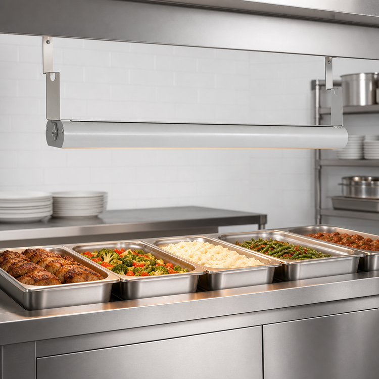 Product image #3 for Vollrath 84-Inch Low Profile Unlighted Strip Heat Lamp