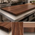 Thumbnail image #3 for John Boos Boos Block American Black Walnut Edge Grain Kitchen Countertop, 108 x 42 x 1-1/2 Inch