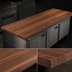 Thumbnail image #3 for Boos Block American Black Walnut Edge Grain Kitchen Countertop, 108 x 36 x 3 Inches