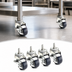 Thumbnail image #3 for Krowne Royal Series 3-Inch Polyurethane Metric Thread Shelf Caster Set of 4