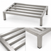 Thumbnail image #3 for Panco 48 Inch x 24 Inch x 12 Inch Aluminum Tubular Dunnage Rack, 5-Lat, 2000 lb Capacity