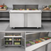 Thumbnail image #3 for Delfield 64-Inch Two-Section Sandwich/Salad Top Refrigerated Prep Table with 16 Sixth-Size Pans