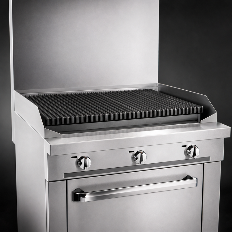 Product image #3 for Southbend Platinum 32-Inch Heavy Duty Gas Range with Charbroiler and Convection Oven