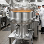Thumbnail image #2 for Crown DP-80F 80 Gallon Direct Steam Full Jacketed Stationary Kettle