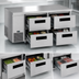 Thumbnail image #3 for Hoshizaki Steelheart 2-Section Undercounter Drawer Refrigerator, 67 Inch, 19.97 Cu. Ft., Self-Contained Side-Mounted Refrigeration