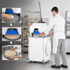 Thumbnail image #3 for Doyon Baking Equipment (Middleby) DSA4336 Semi-Automatic Dough Divider/Rounder, 36-Piece, 3 kg Capacity, Wheel Mounted